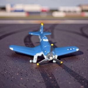 Disney Pixar Skipper 7 Plane Diecast Metal Fire & Rescue Blue A51